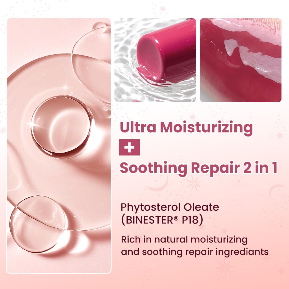 CATKIN Glossy Lip Balm Ultra Hydating Glow Lip Tinted Jelly Plump Melting Balm Shea Butter Repair