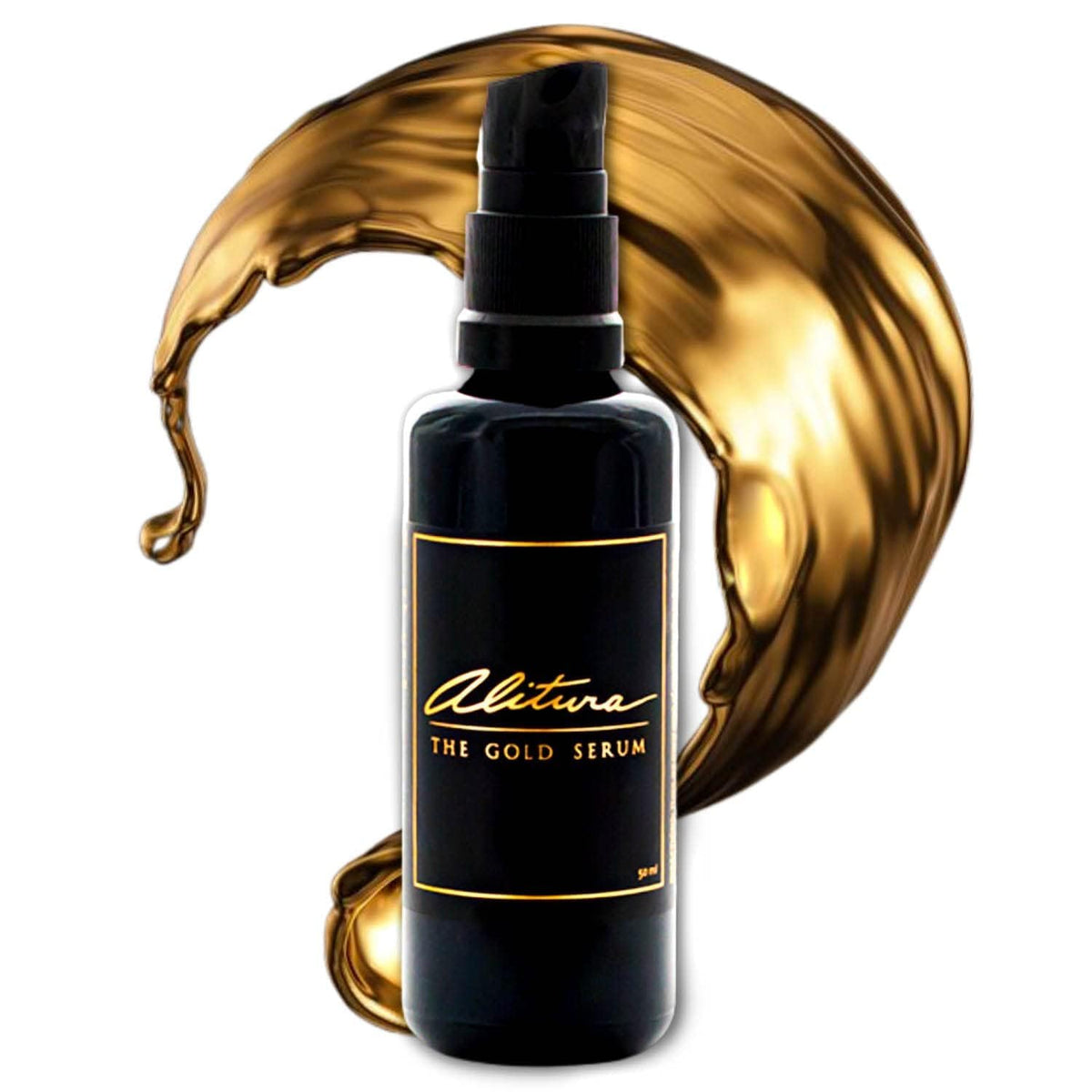 Alitura Anti-Aging Peptide & Collagen Gold Serum for Face – with Vitamin A, CoQ10 & Astaxanthin