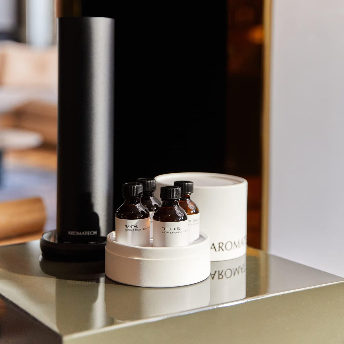 AromaTech The Bestsellers Set | Gift Set of Aroma Diffuser Essential Oils Blend of Santal, The