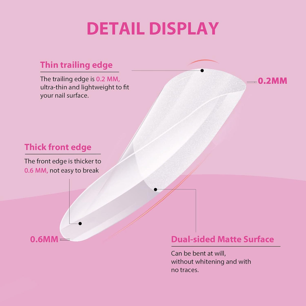 SAVILAND Almond Gel Nail Kit - Nail Drill with U V Lamp for Nails 500PCS Almond Nail Tips Gel Nail