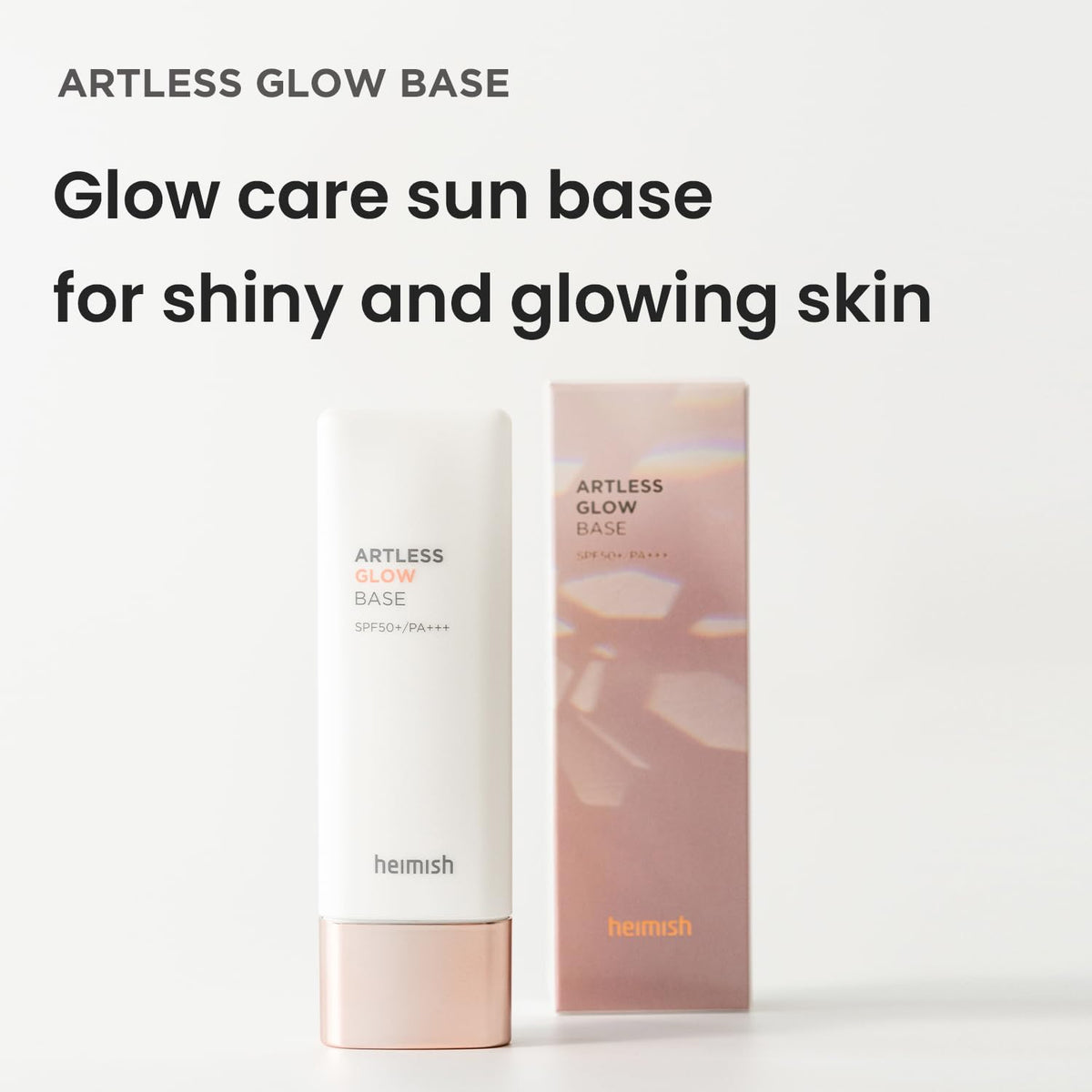 HEIMISH Artless Glow Base 1.35fl.oz/40ml, Multipurpose Makeup Base, Primer, Highlighter, Tone Up