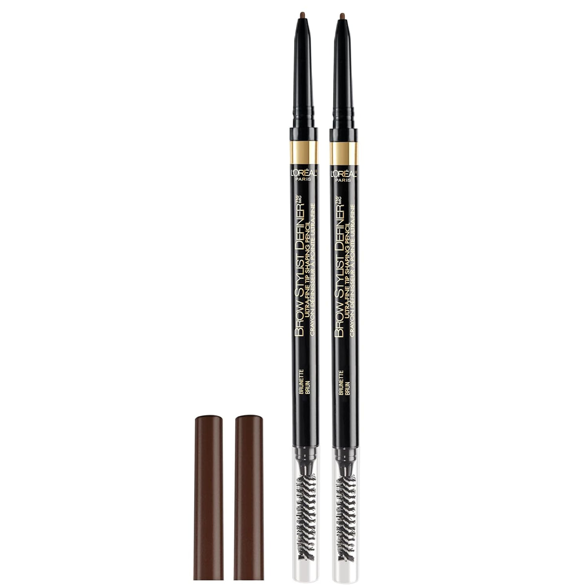 L'Oreal Paris Makeup Brow Stylist Definer Waterproof Eyebrow Pencil, Ultra-Fine Mechanical Pencil