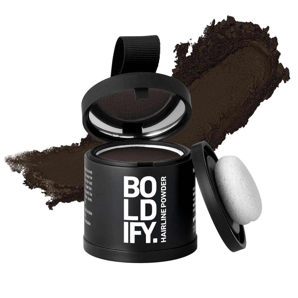 BOLDIFY Hairline Powder (LARGE, 10g) - Root Touch Up Hair Color for Gray Coverage - Bald Spot