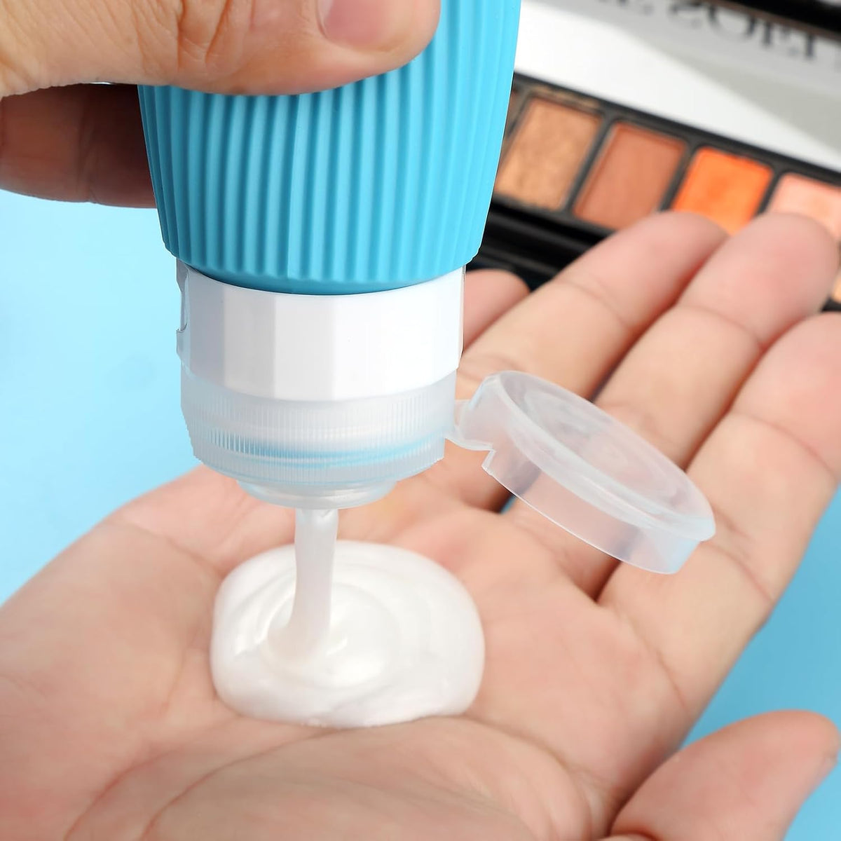 16 Pack Travel Bottles Set, TSA Approved Leak Proof Silicone Squeezable Containers for Toiletries