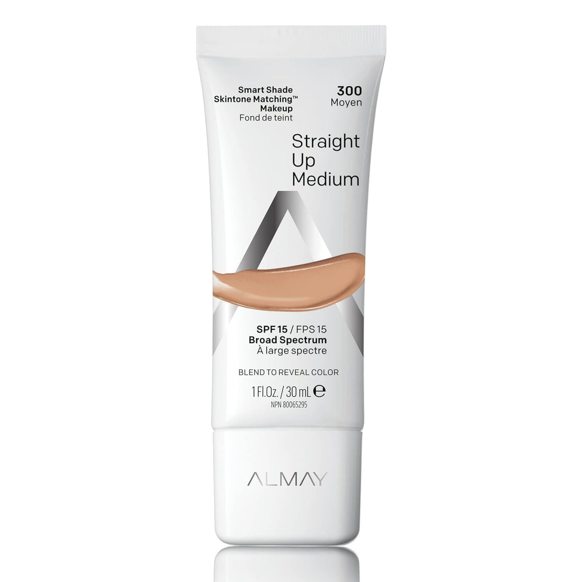 Almay Skintone Matching Foundation, Smart Shade Face Makeup with SPF 15, Hypoallergenic, Oil-Free