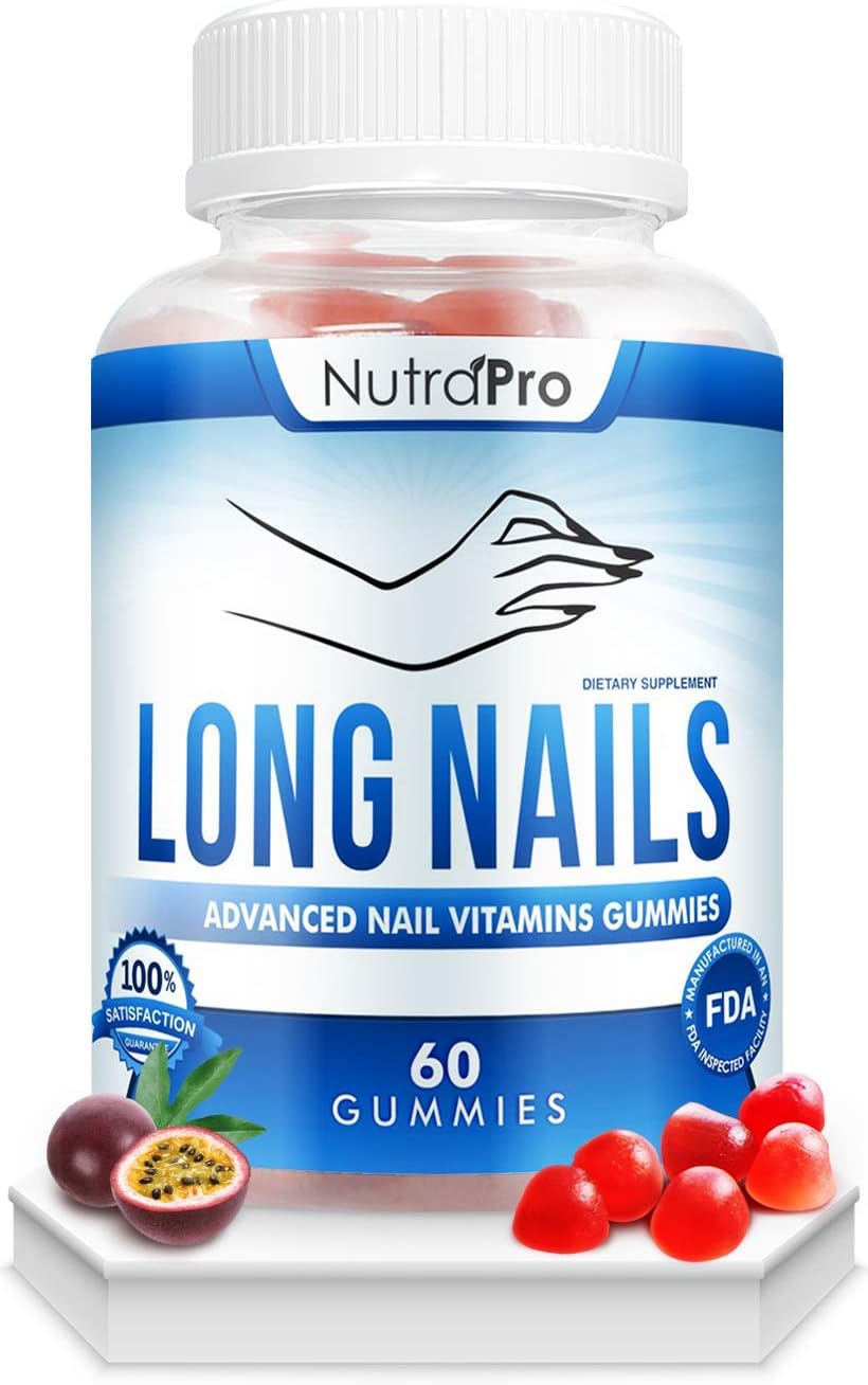NutraPro Nail Growth Vitamins for Stronger Nail - No More Chipped Nails.Nail Strengthener and