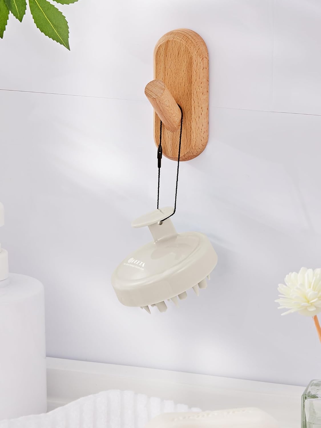 HEETA Hair Scalp Massager Brush, Updated Hair Shampoo Brush, Wet & Dry Scalp Exfoliator with Soft