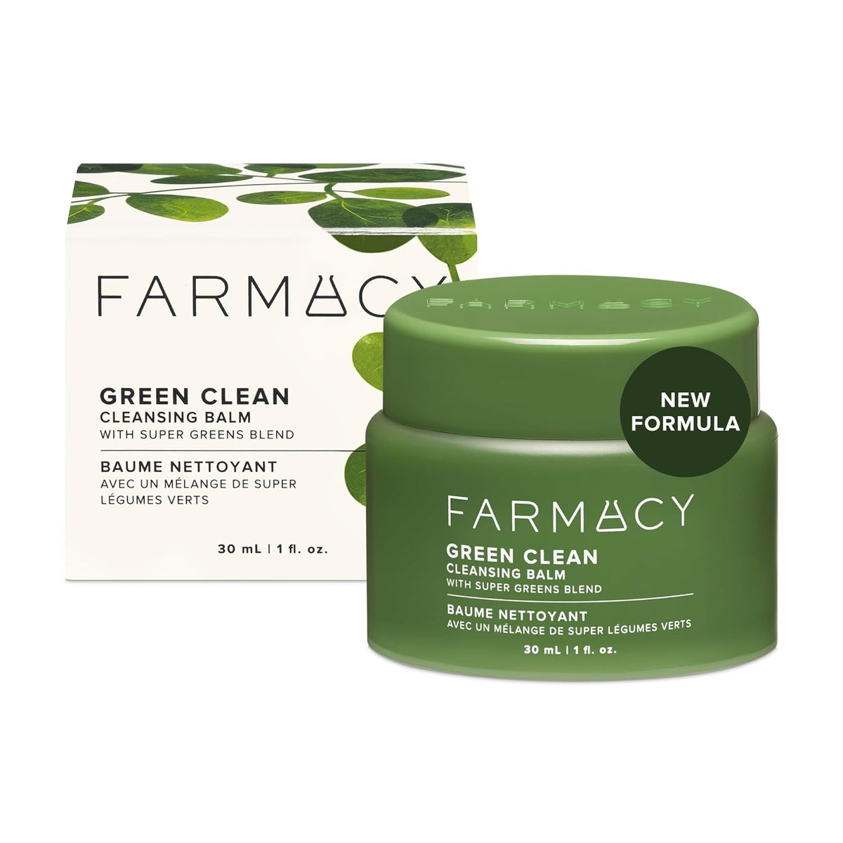 Farmacy Makeup Remover Cleansing Balm - Green Clean Waterproof Makeup Remover + Oil Based Cleanser