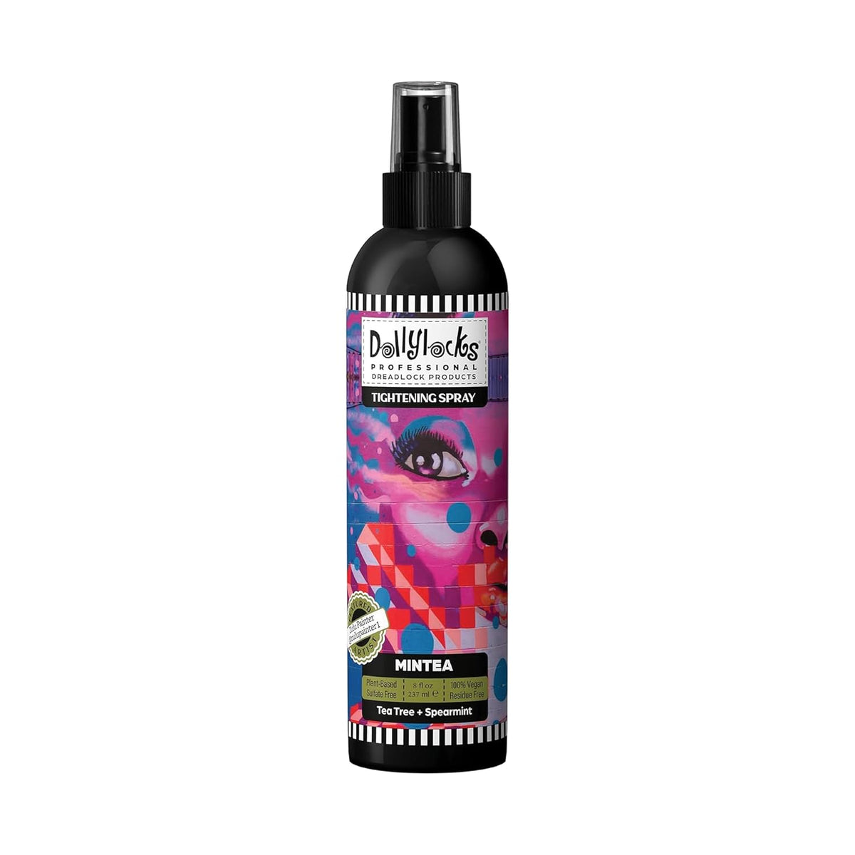 Dollylocks Dreadlock Tightening Spray for Locs - Mintea, Tea Tree Spearmint - Strengthen, Tame