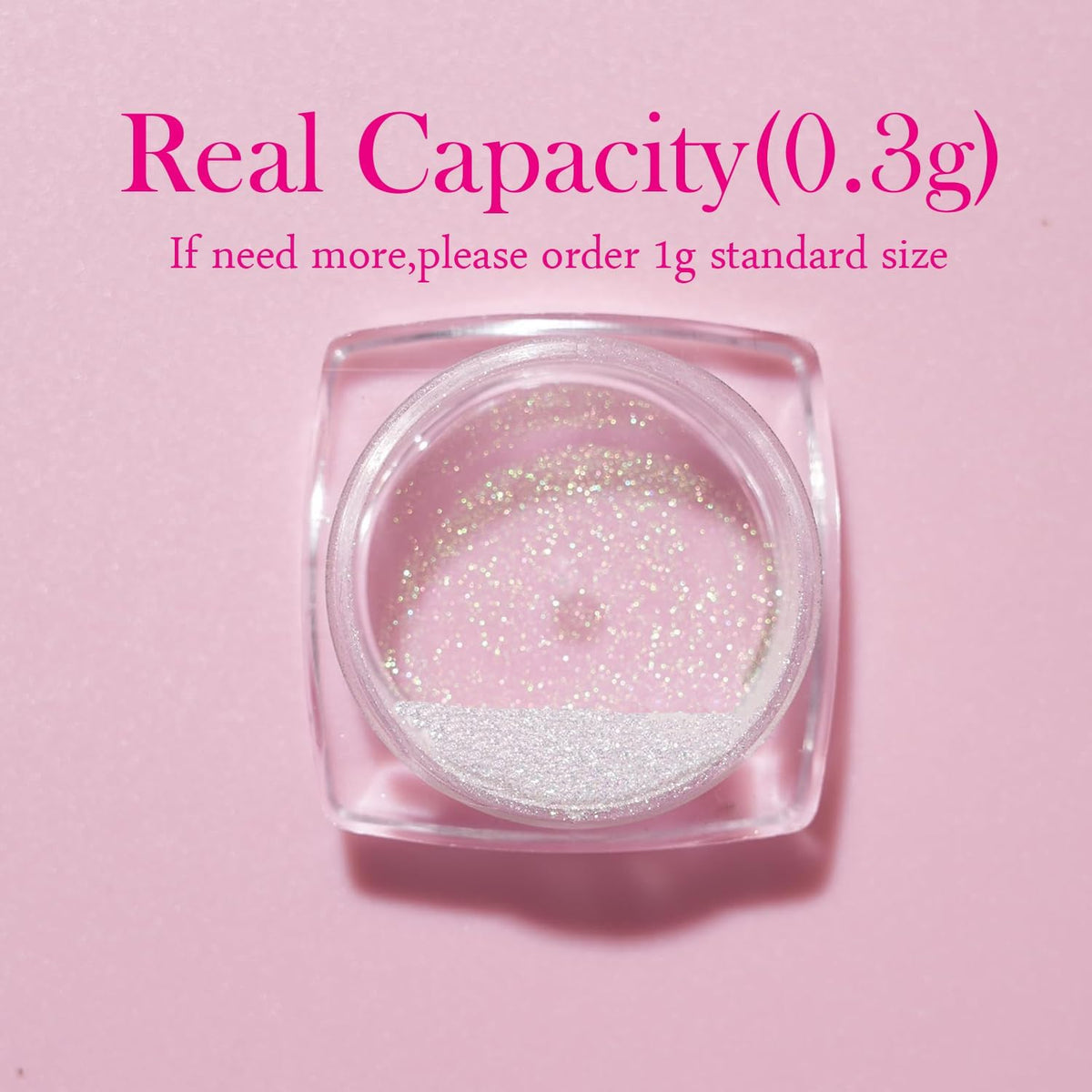 Pretty Diva 0.3g Unicorn Chrome Nail Powder, Aurora Iridescent Chrome Powders for Nails, Mermaid