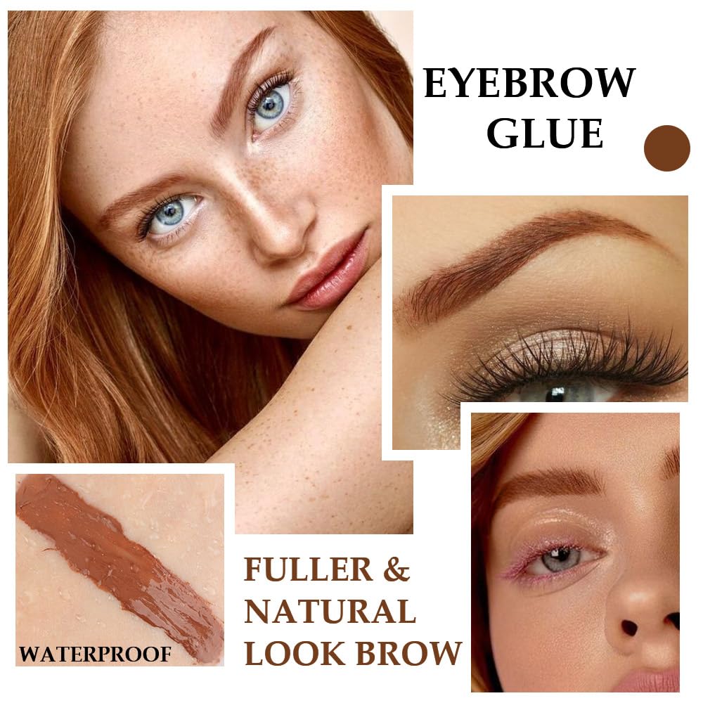 Kaely Thickening Brow Mascara,Tinted Eyebrow Gel Waterproof,Eyebrow Color Makeup,Brow Fast
