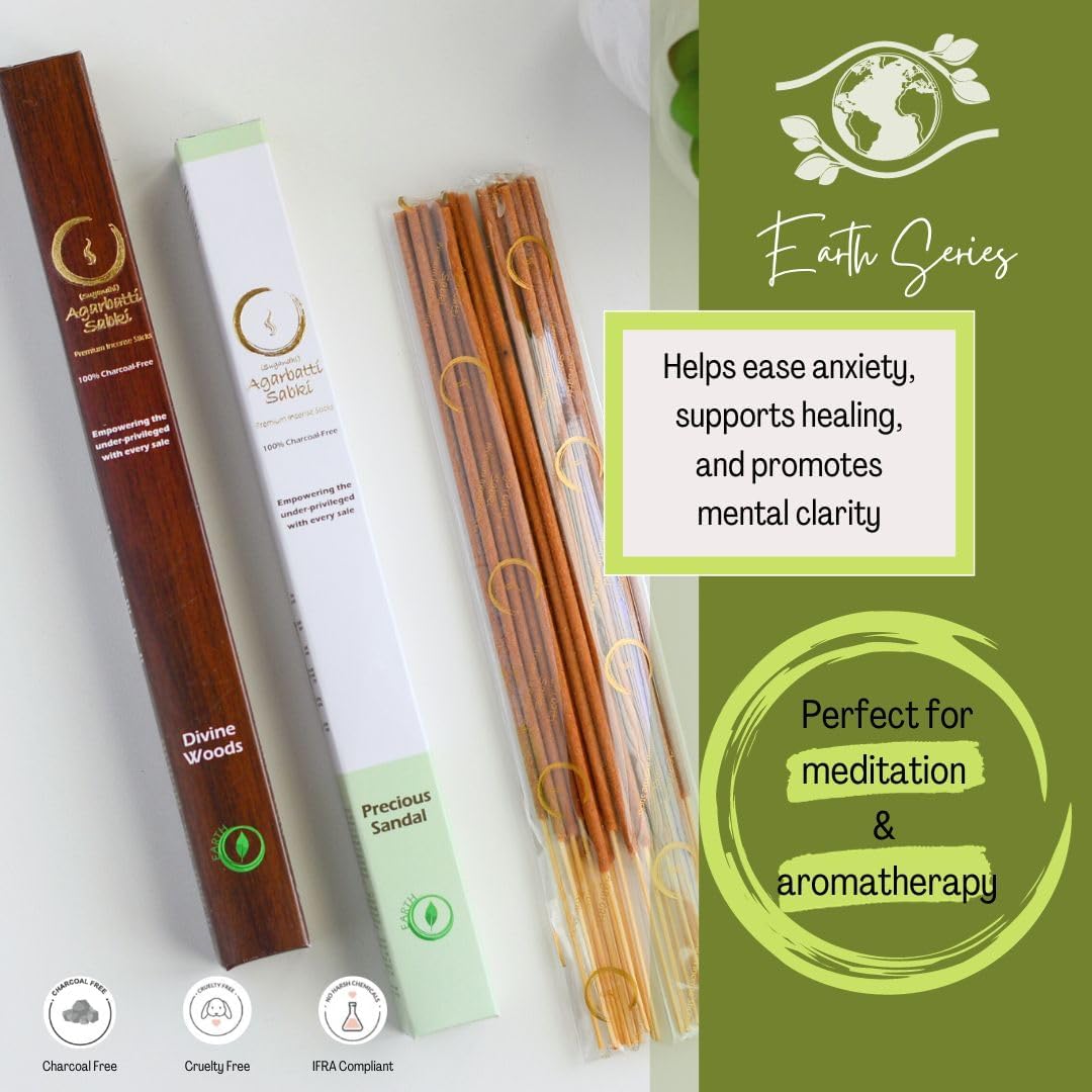 Incense Sticks Agarbatti Sabki - Pack of 6-120 Sticks, Relaxation Spiritual Healing Stress Relief