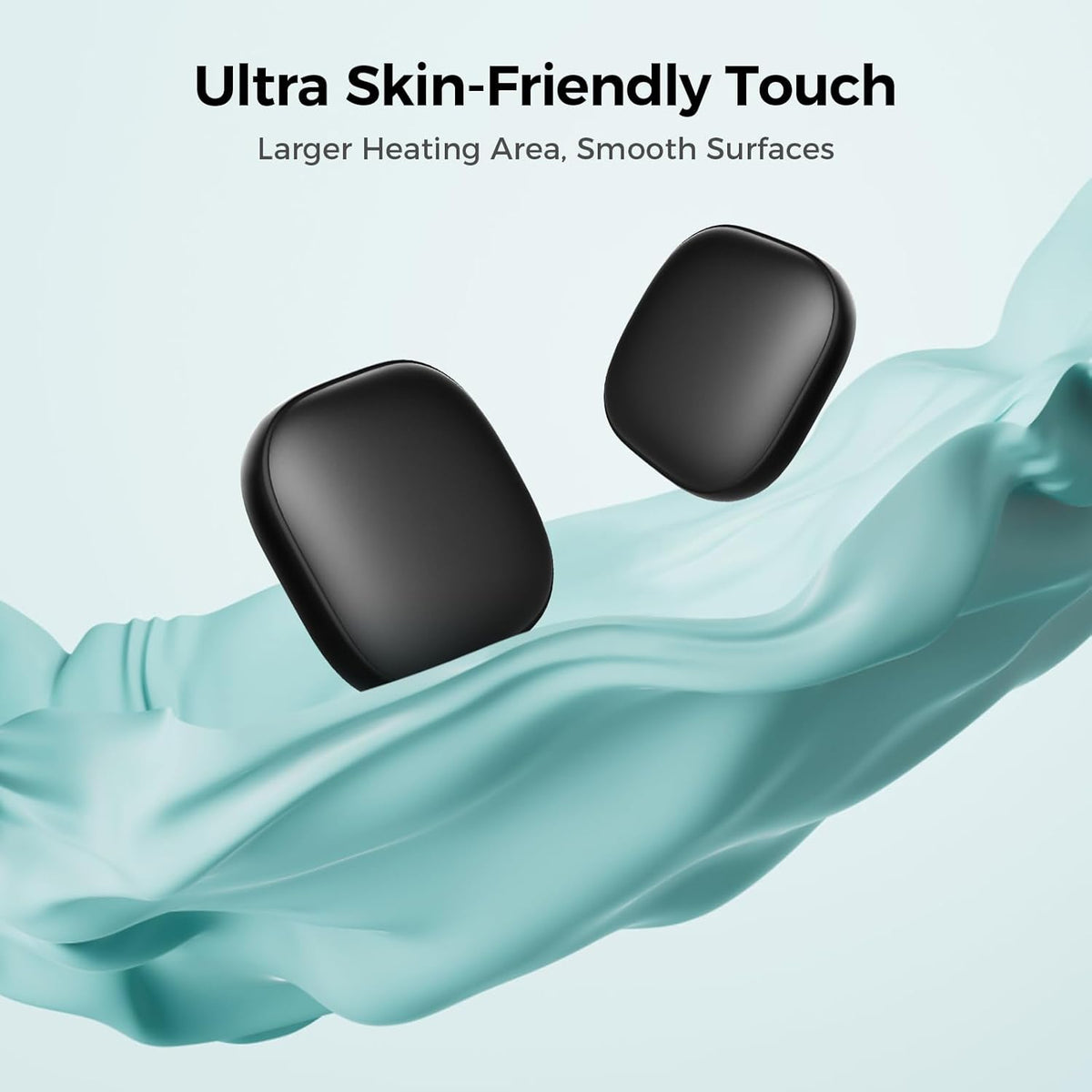 Pocket Size Hand Warmers Rechargeable 2 Pack, Heat for 10 Hours AI Smart Chips Ultrathin Electric