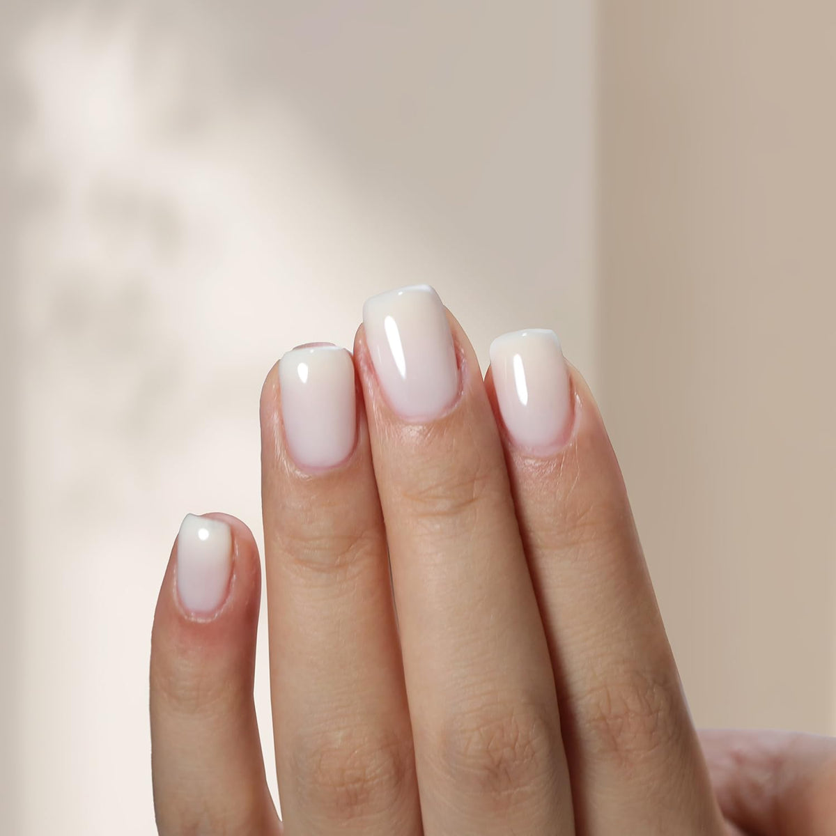 FZANEST Rubber Base Gel For Nails Builder Nail Sheer Jelly Cream White Color Elastic Rubber Base