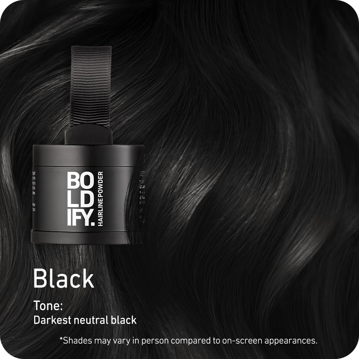 BOLDIFY Hairline Powder - Root Touch Up Hair Color for Gray Coverage - Bald Spot Concealing Hair