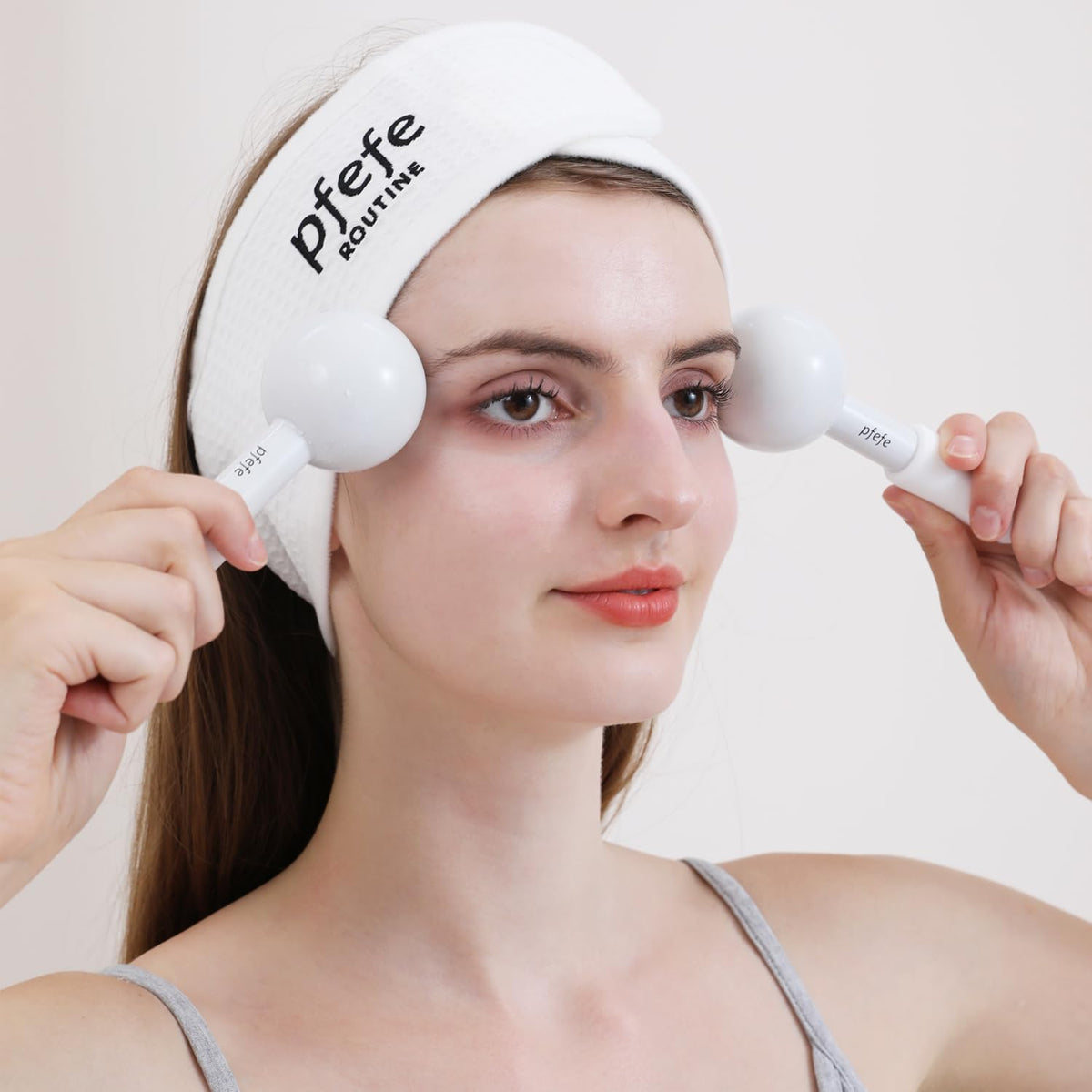 Ice Globes for Face & Eyes, Unbreakable Stainless Steel Cryo Sticks for Beauty Routines, Facials