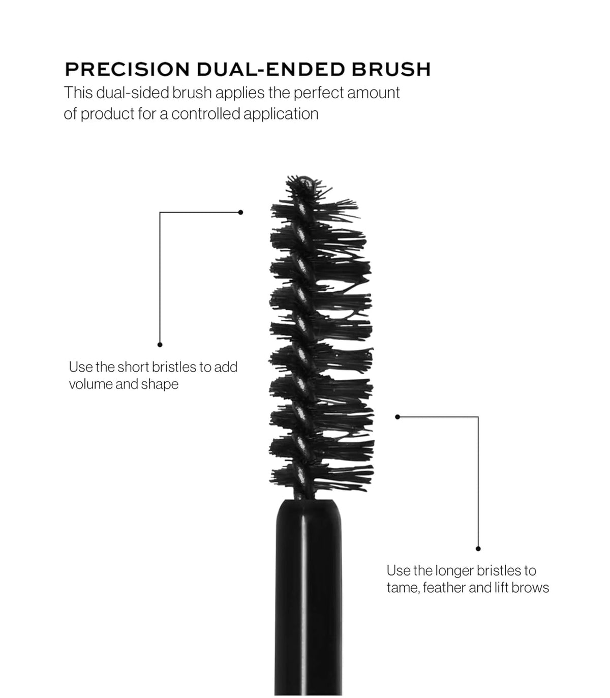 MAKE Beauty Infinite Hold Brow Tint. Taupe Eyebrow Gel with Brush. Sculpt, Define, and Set Eyebrows