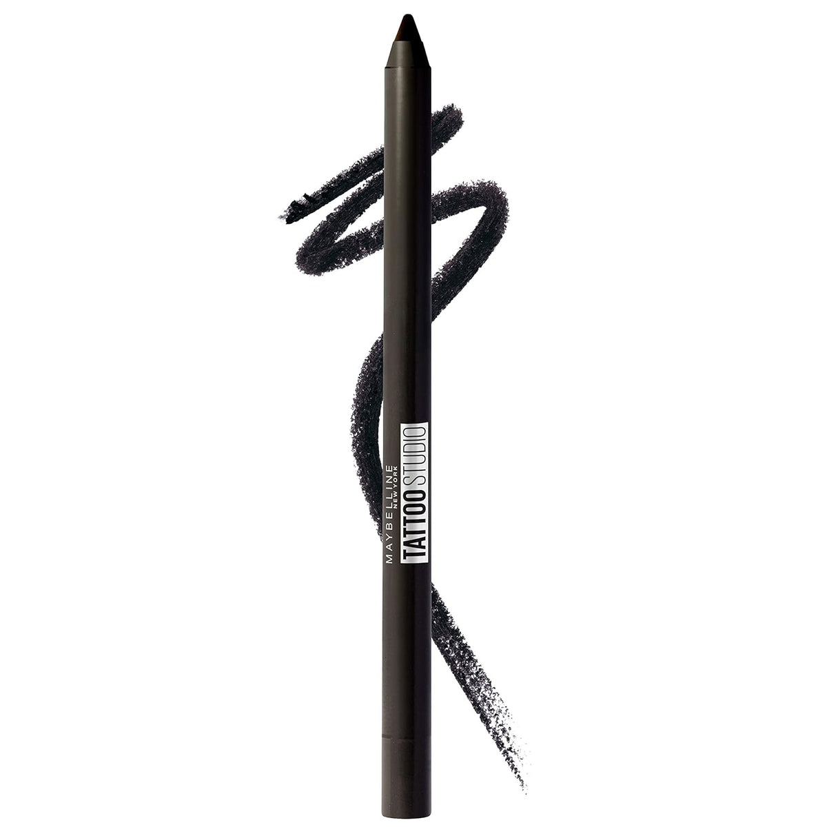 Maybelline TattooStudio Long-Lasting Sharpenable Eyeliner Pencil, Glide on Smooth Gel Pigments with