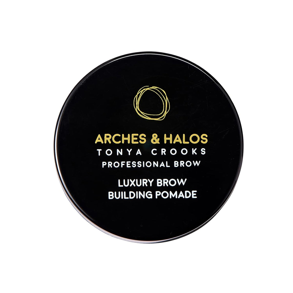 Arches and Halos Luxury Brow Building Pomade - Vegan Eyebrow Pomade - Creamy, Long Wearing Color