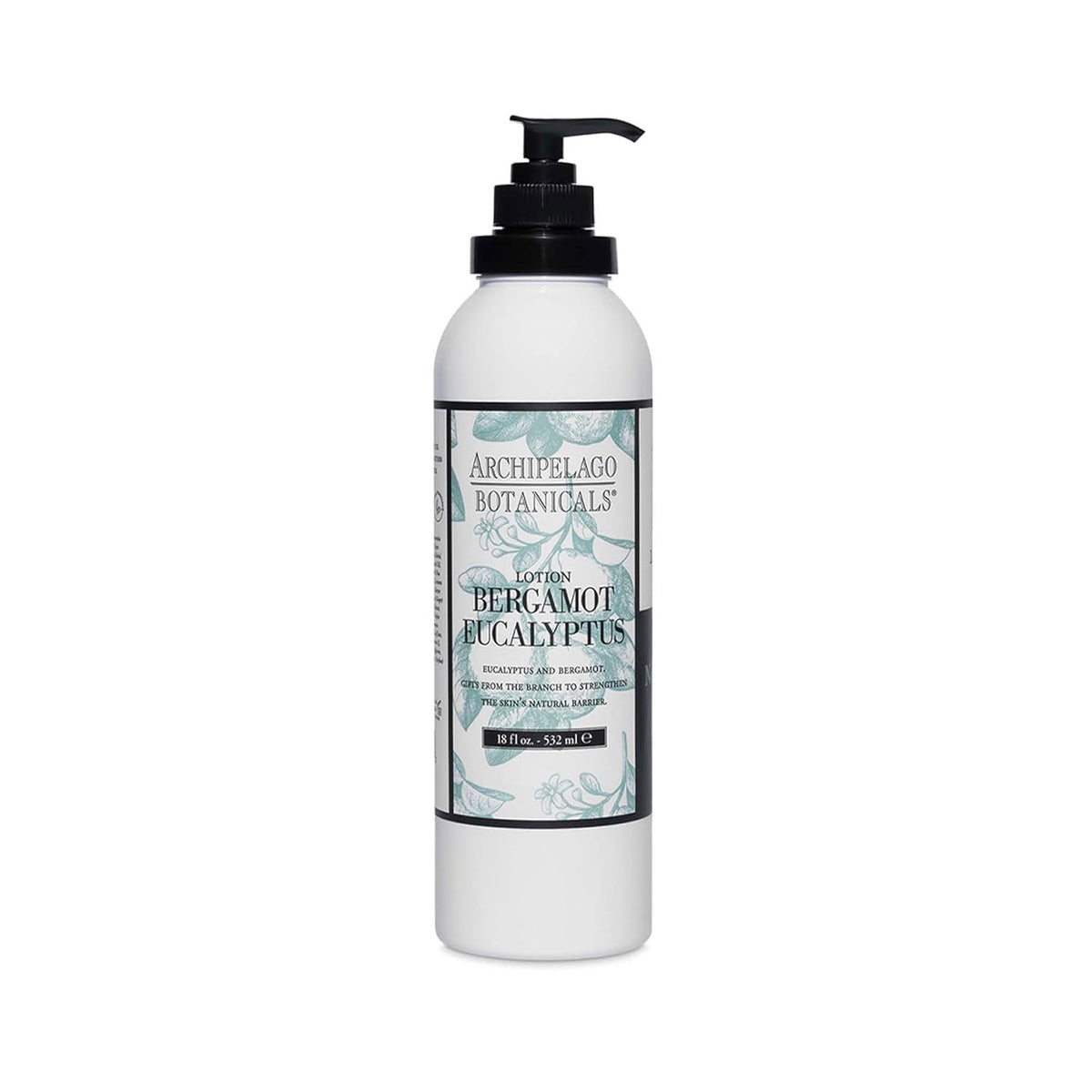 Archipelago Botanicals Bergamot Eucalyptus Lotion, Hydrating Lotion for Rejuvenated and Smooth