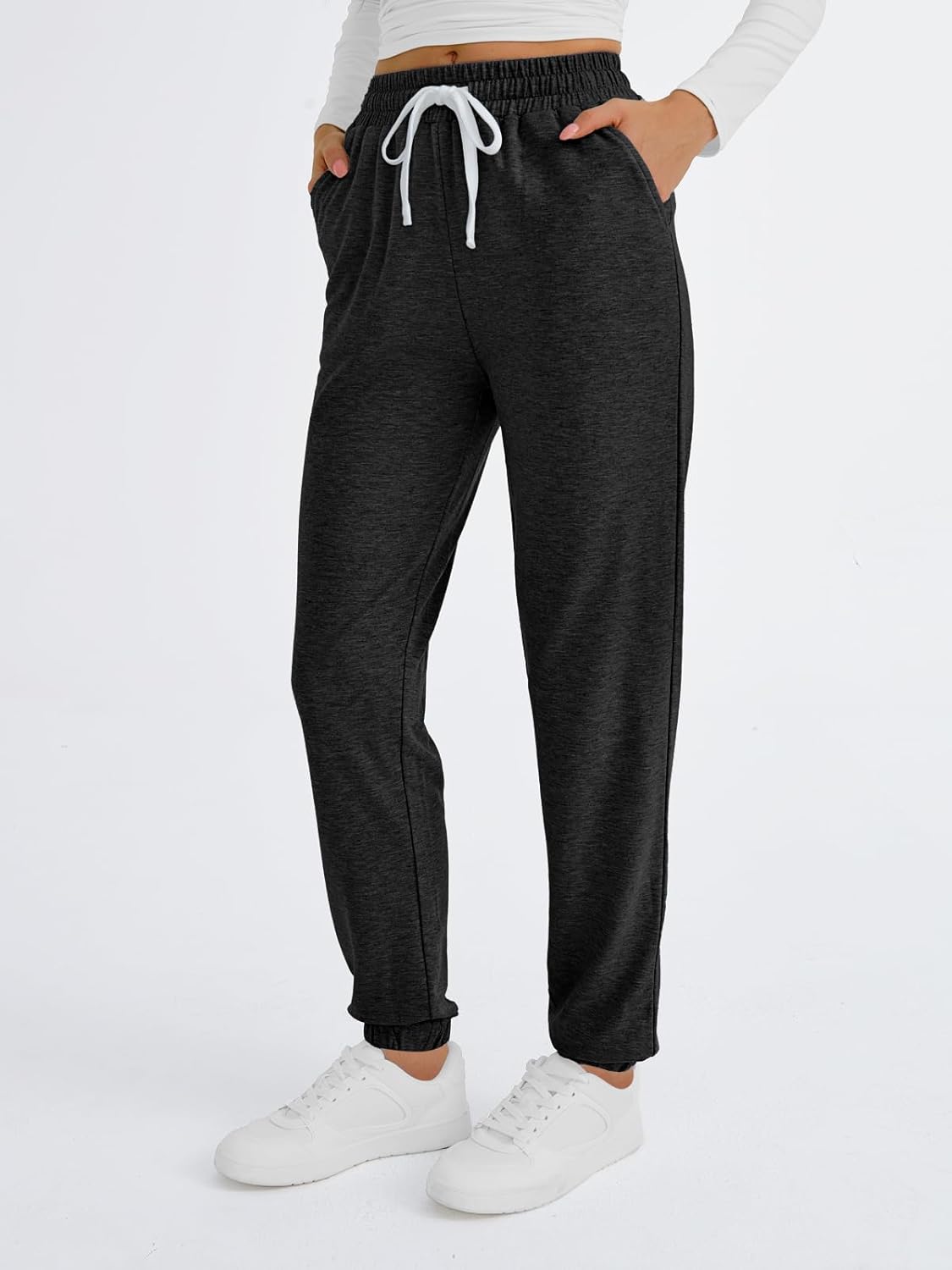 AUTOMET Sweatpants Women with Pockets Lounge Pajama Travel Pants Work Joggers Fall Clothes Winter