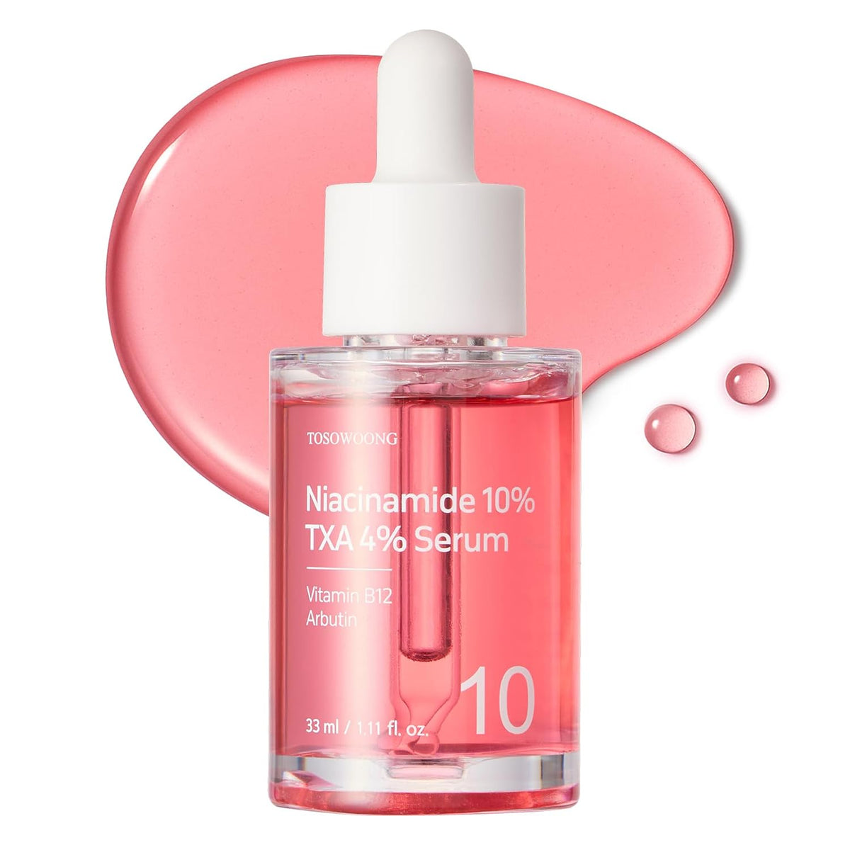 Niacinamide 10% + Tranexamic Acid 4% Serum, Arbutin 2%, Hyaluronic Acid, TXA Facial Serum, Glass