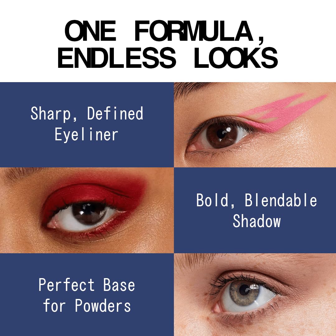 about-face Matte Fluid Eye Paint Lost Unfound – High-Pigment Liquid Eyeshadow, Long-Lasting