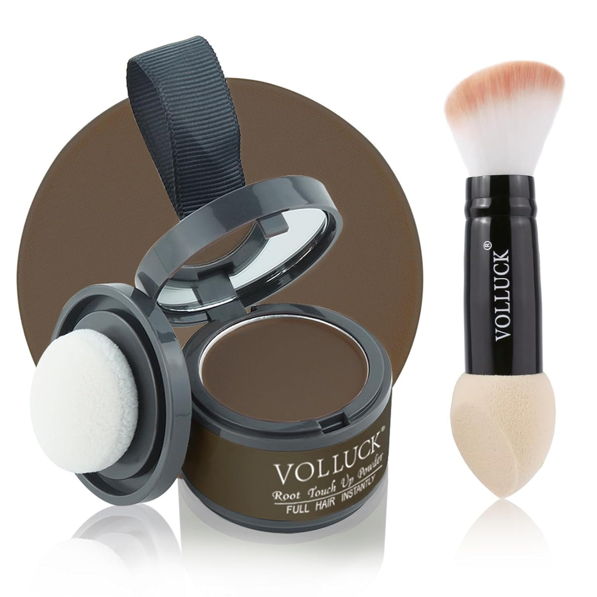 Root Touch Up Hair Powder, Instantly Gray Hair Root Cover Up Hairline Powder, Hair Concealer For