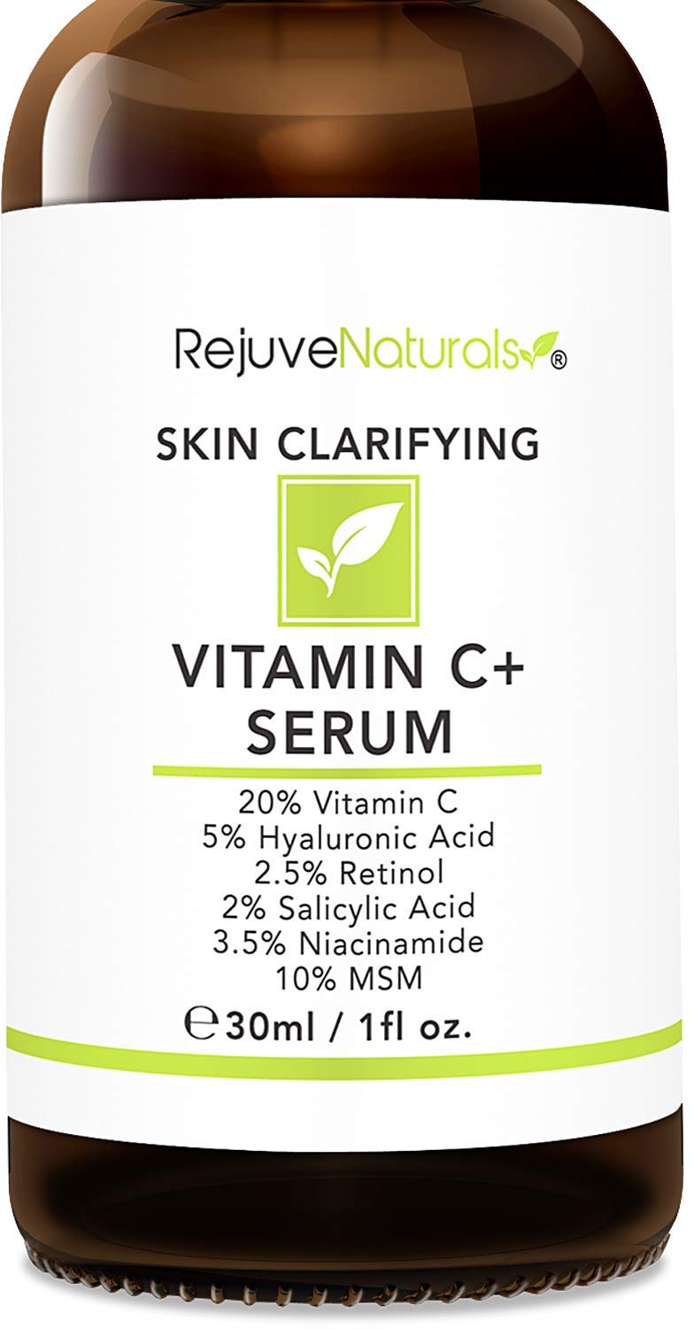 Vitamin C Serum Plus 5% Hyaluronic Acid, 2.5% Retinol, 2% Salicylic Acid, 3.5% Niacinamide, 10%