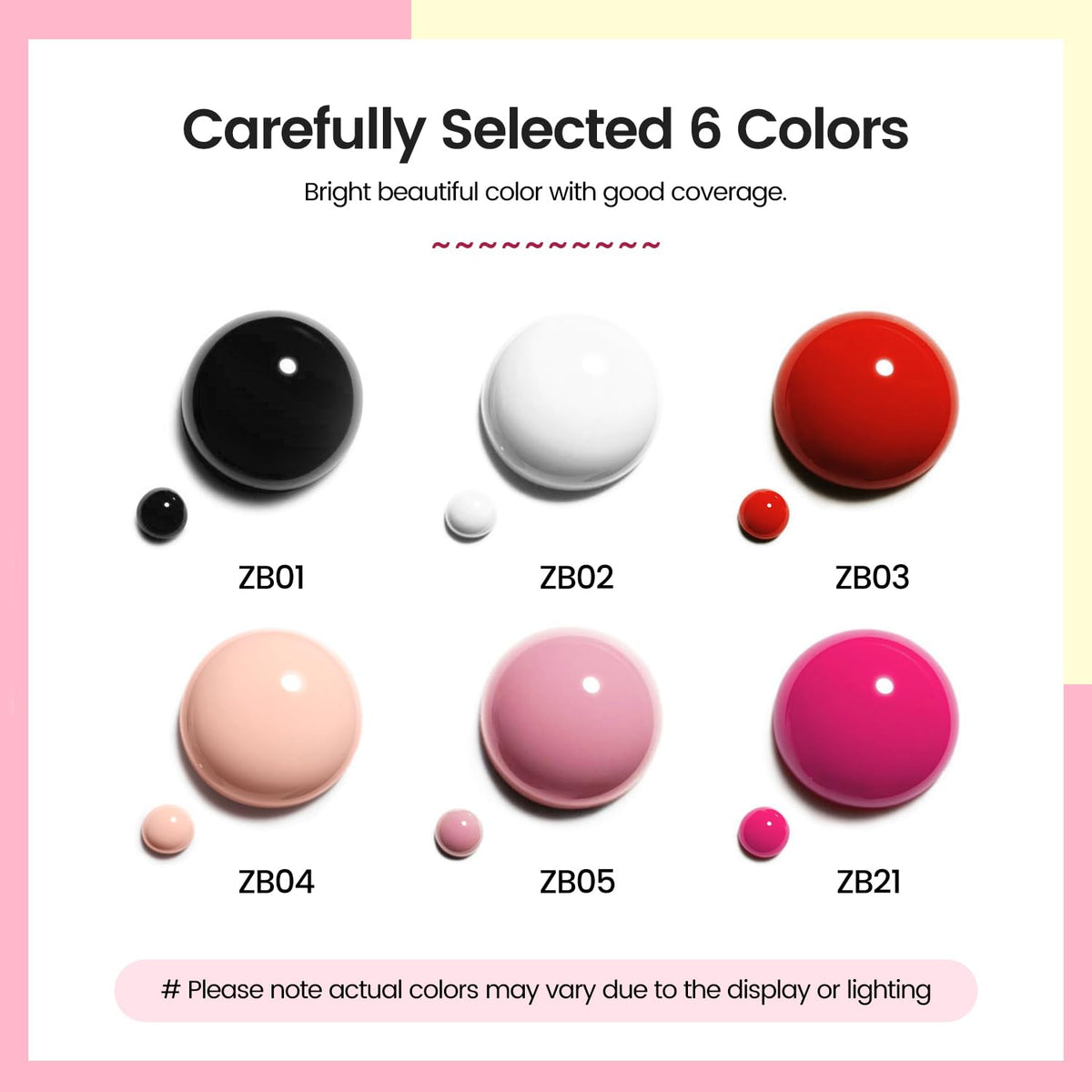 10ml Nude Pink Nail Polish Set 6 Colors Brown Red Purple All Seasons Neutral Color Quick Dry Nail