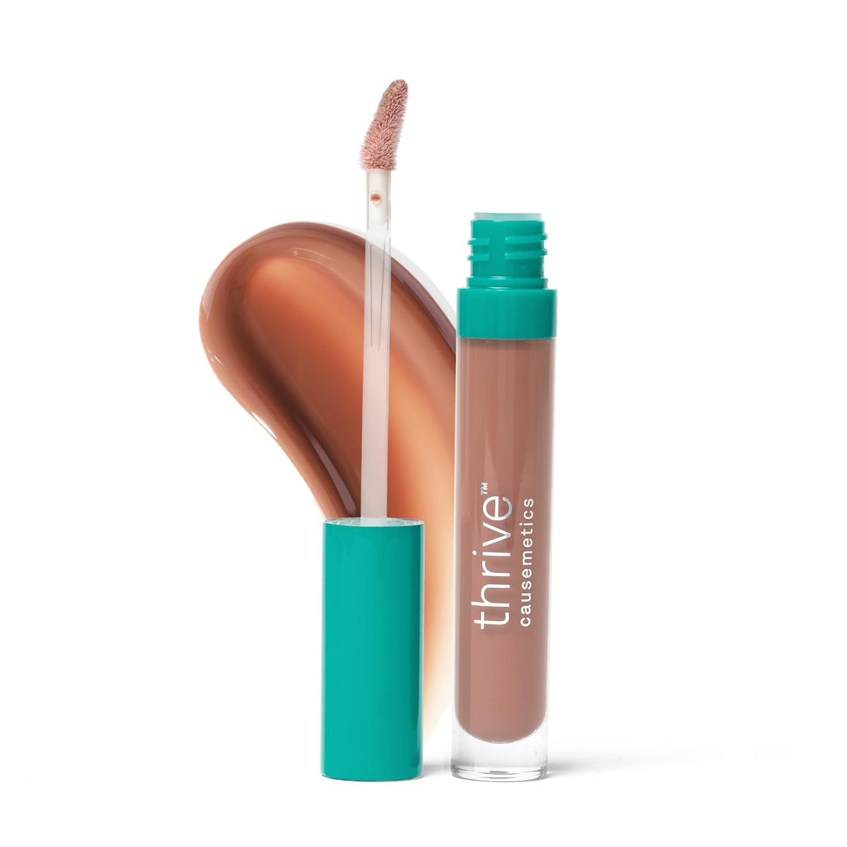 Thrive Causemetics Sheer Strength Lip Plumping Peptide Gloss, Lip Plumper with Vitamin E, Peptides