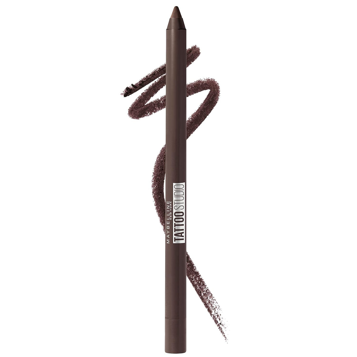 Maybelline TattooStudio Long-Lasting Sharpenable Eyeliner Pencil, Glide on Smooth Gel Pigments with