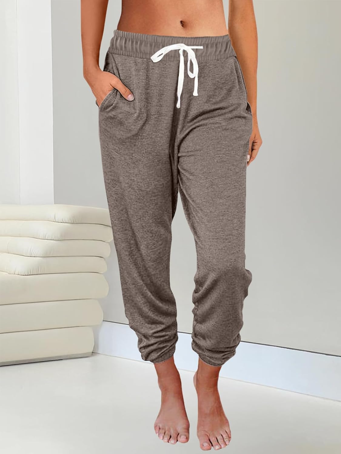 AUTOMET Sweatpants Women with Pockets Lounge Pajama Travel Pants Work Joggers Fall Clothes Winter