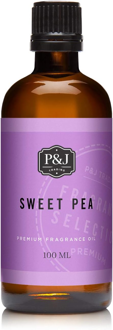 P&J Trading Fragrance Oil | Sweet Pea Oil 100ml - Candle Scents for Candle Making, Freshie Scents