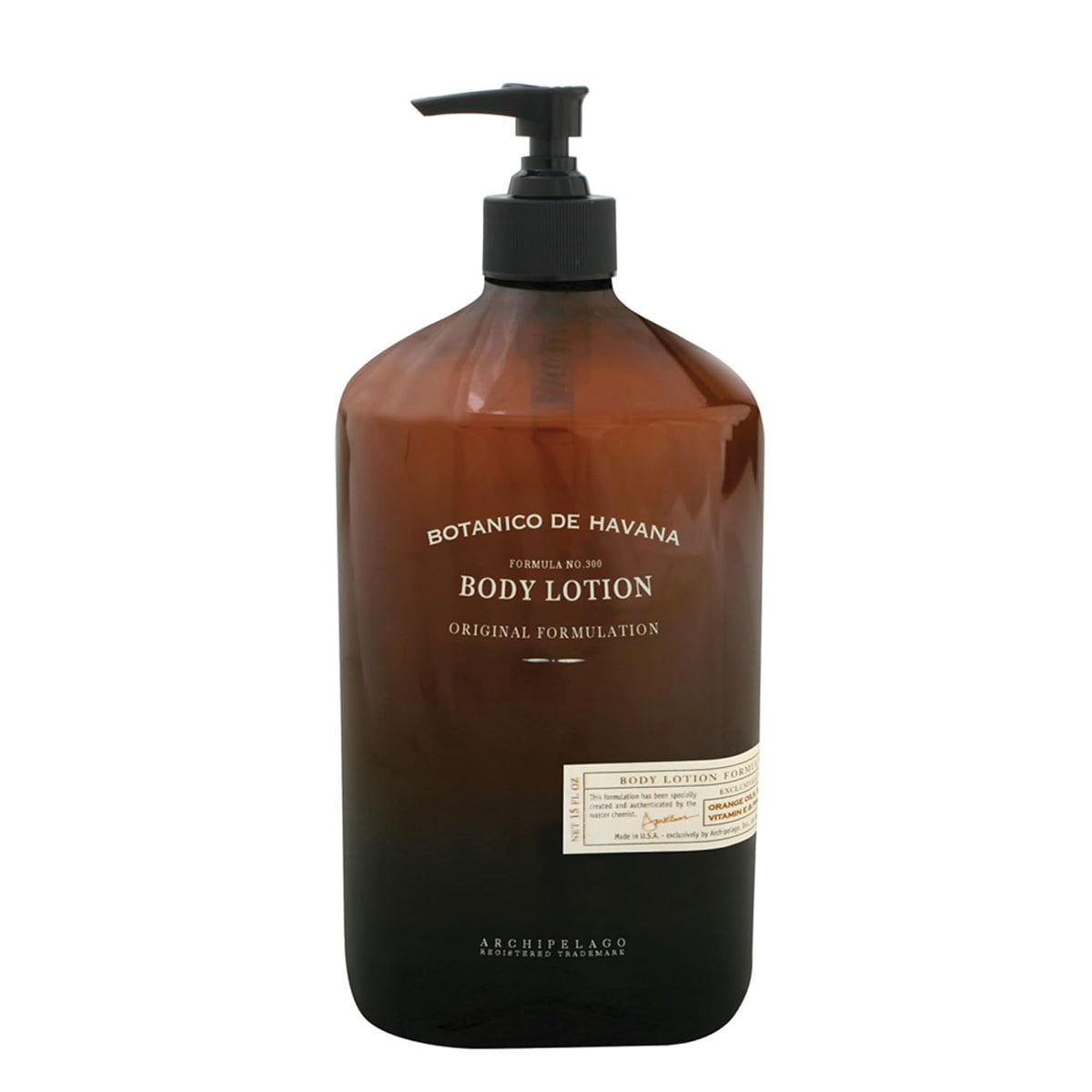 Archipelago Botanicals Botanico De Havana Lotion, Moisturizing Sugar Cane Pineapple & Orange Body