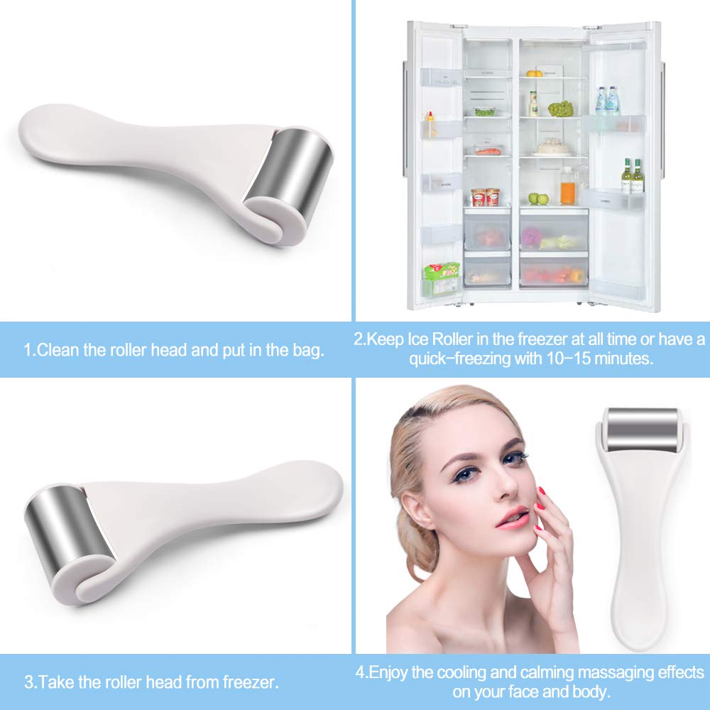 MAANGE Ice Roller for Face & Eye,Puffiness,Migraine,Pain Relief and Minor Injury,Skin Care Products