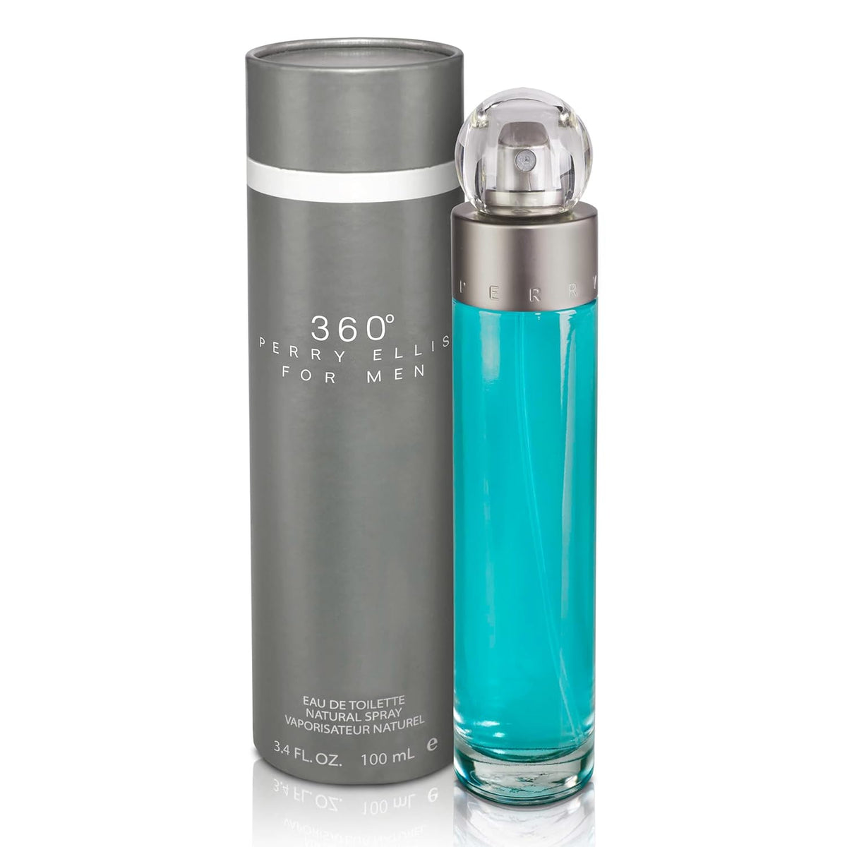 Perry Ellis 360° Eau De Toilette Spray for Men - Mens Cologne, Long Lasting Perfume, EDT, Fragrance
