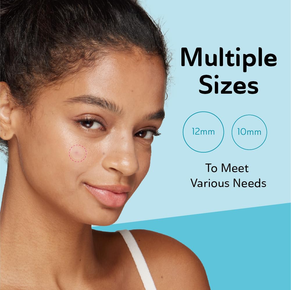 Invisible Pimple Patches for Cystic Acne - Ultra Thin Hydrocolloid Acne Patches & Zit Stickers