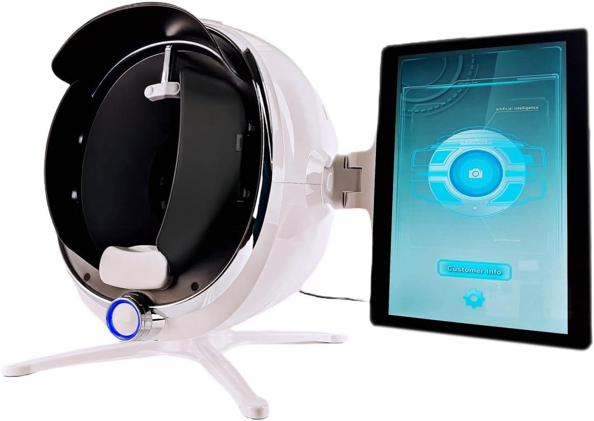 Skin Analysis Machine Professional Facial – AI Imaging 13.3-Inch, Facial Diagnostic Tool for Salons