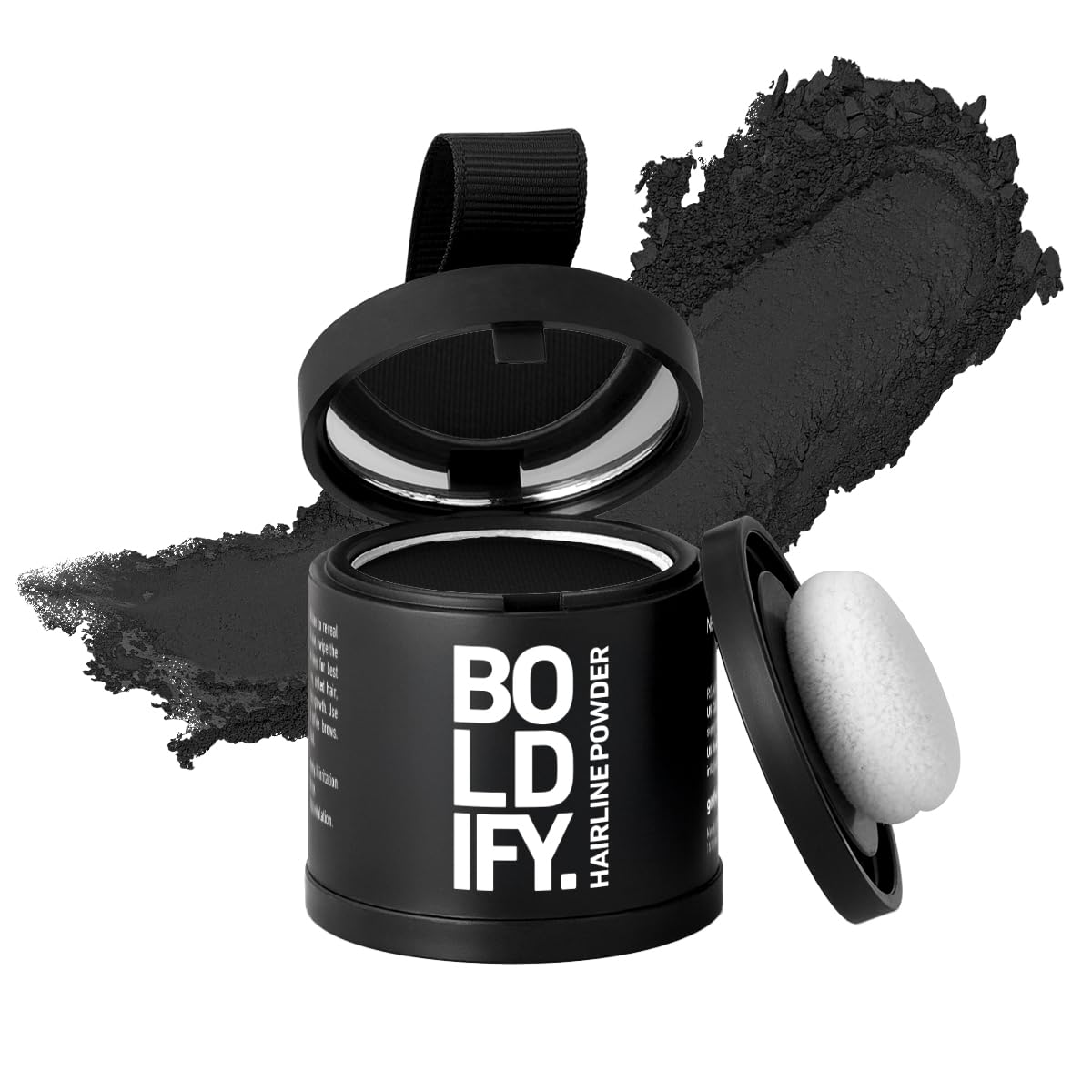 BOLDIFY Hairline Powder (LARGE, 10g) - Root Touch Up Hair Color for Gray Coverage - Bald Spot