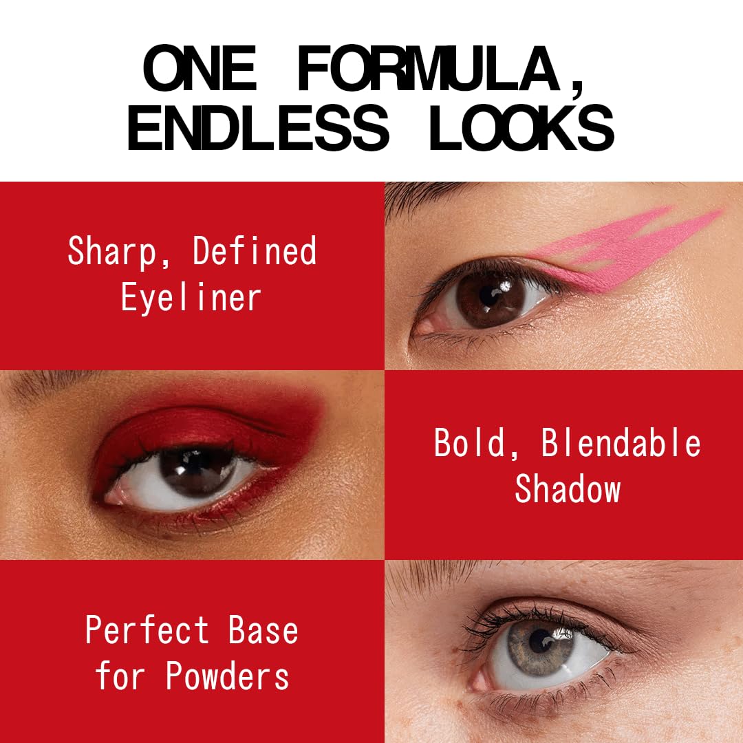 about-face Matte Fluid Eye Paint Scream of Consciousness – High-Pigment Liquid Eyeshadow