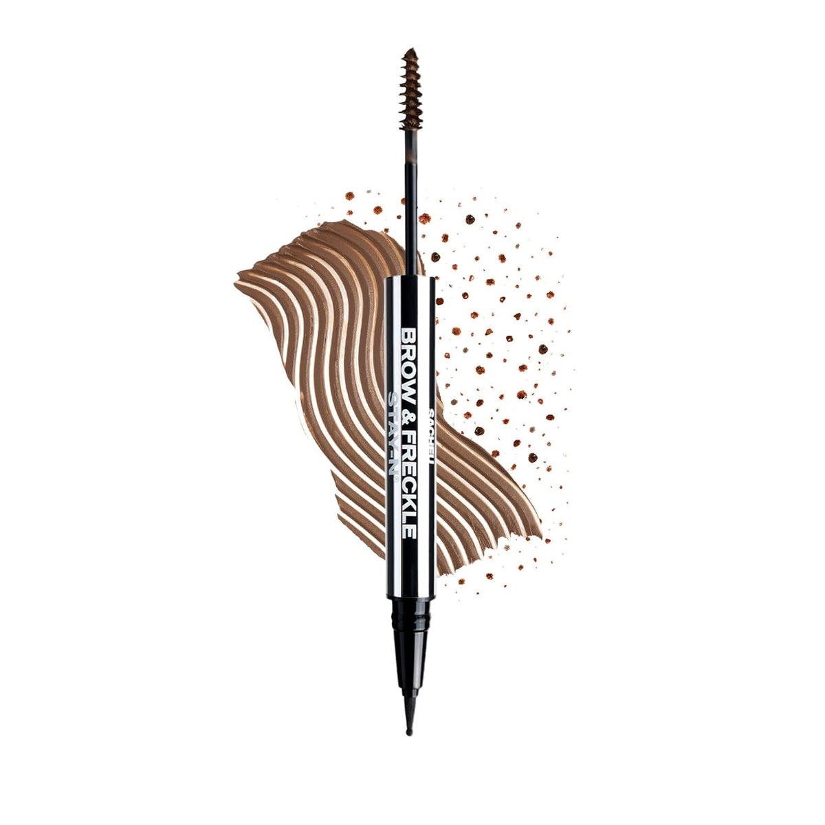 Sacheu Brow & Freckle STAY-N Tinted Eyebrow Gel & Faux Freckle Pen — 2-in-1 Longwear Water