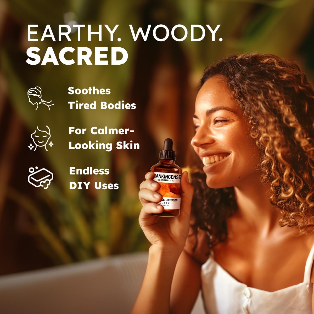 Kukka Frankincense Essential Oil for Face & Skin - 4 Fl Oz - Frankincense Oil Made from Ethiopia
