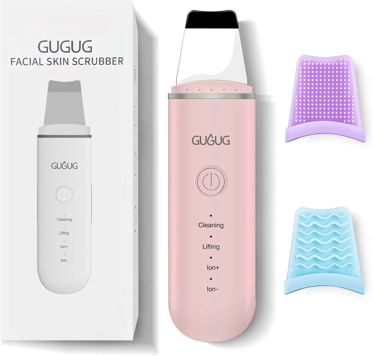 GUGUG Skin Scrubber Face Spatula Skin Spatula Pore Cleaner Blackhead Remover Tools for Facial Deep
