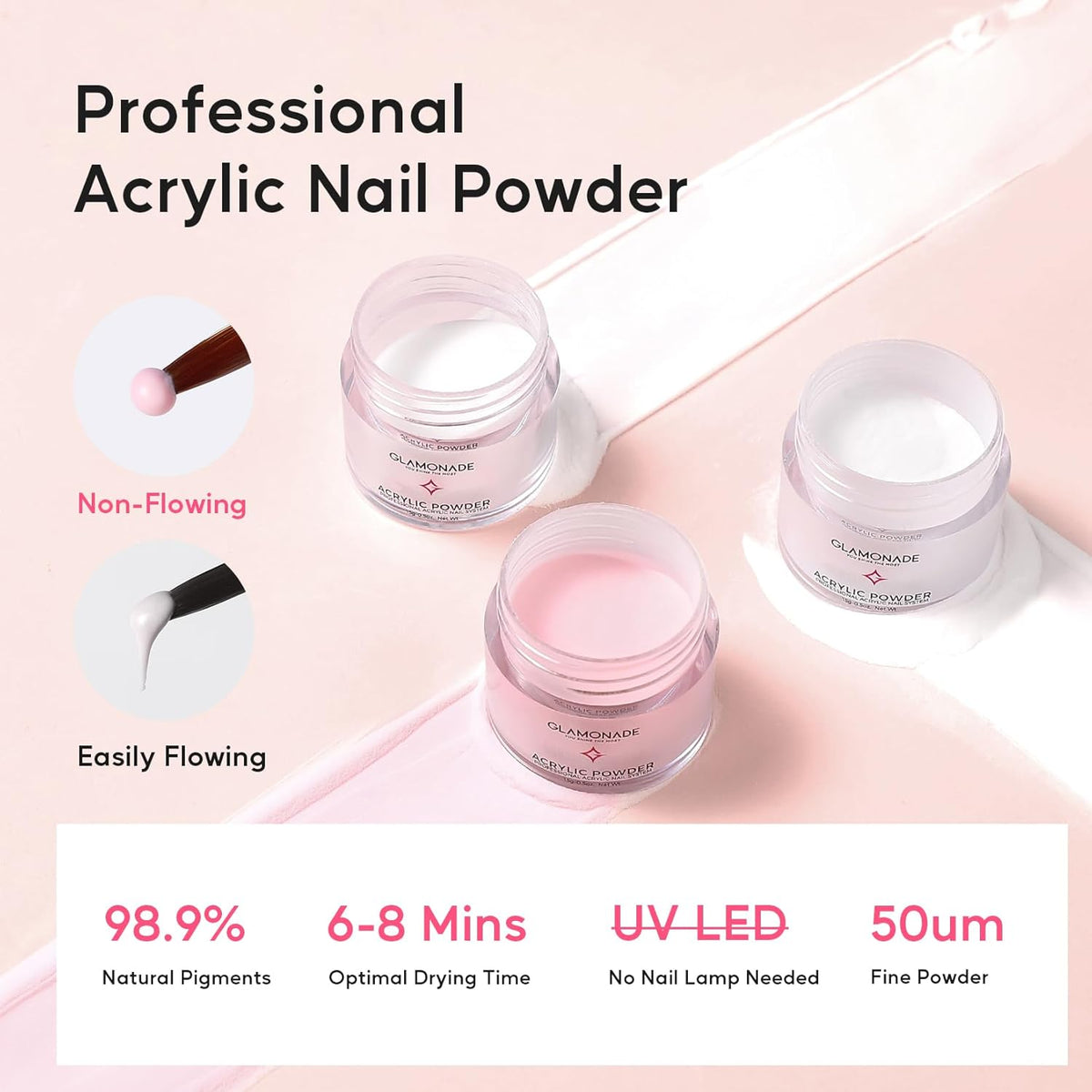 Nail Kit Acrylic Set: Professional Nail Kit with everything for Beginners Acrylic Powder Kit Nail