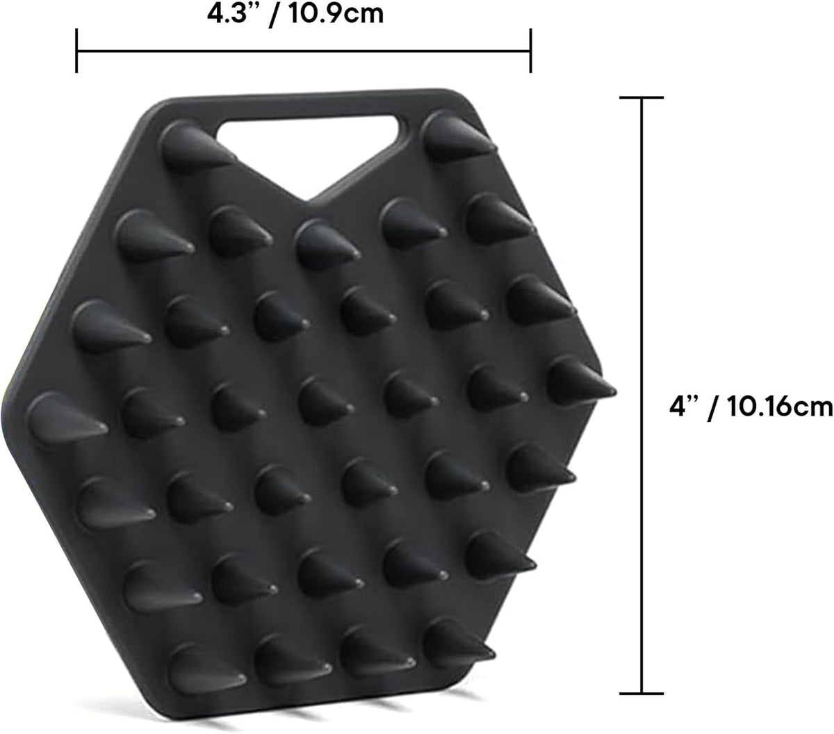 TOOLETRIES Scalp Scrubber - Silicone Exfoliating Hair Scrubber for Men, Bath & Shower Accessories