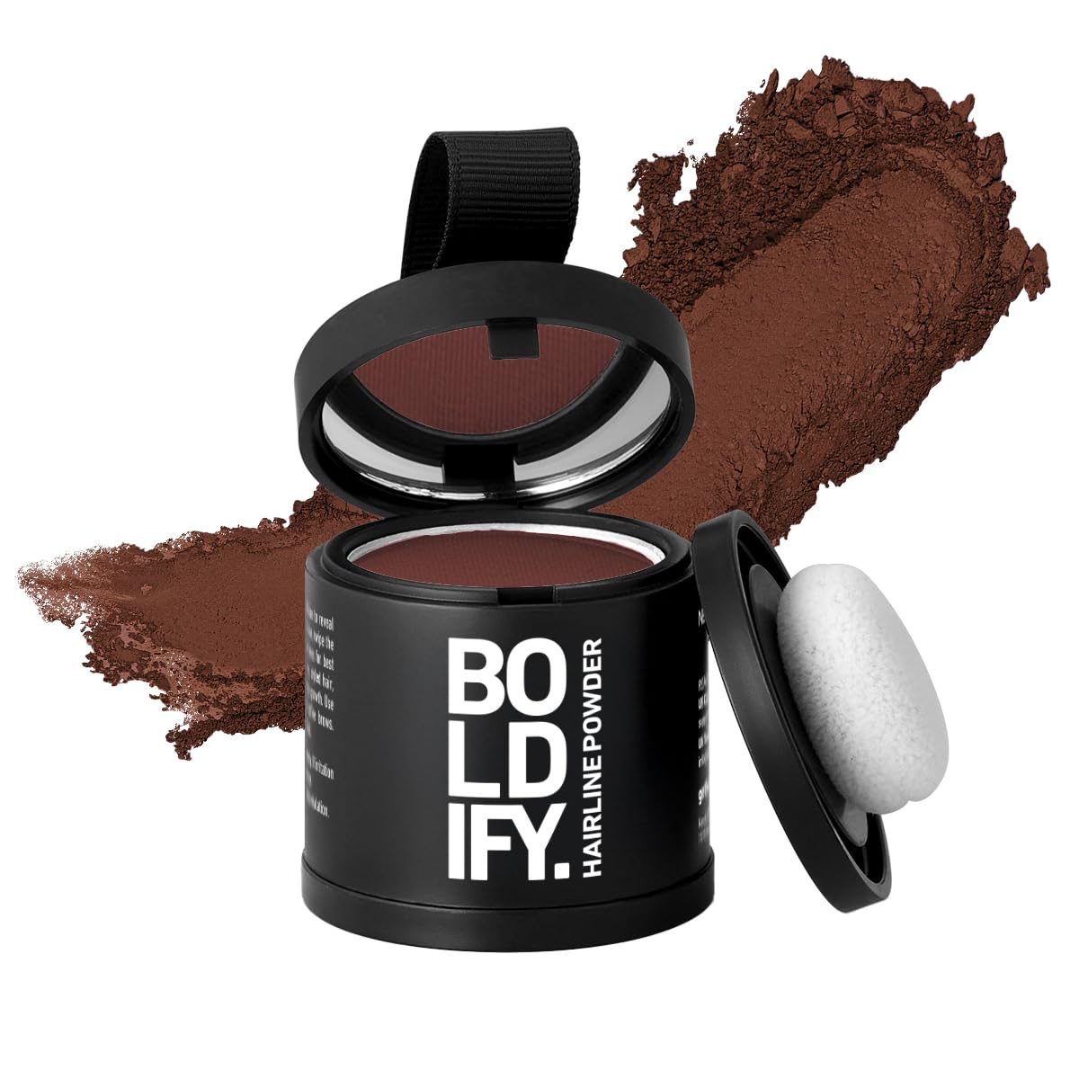 BOLDIFY Hairline Powder (LARGE, 10g) - Root Touch Up Hair Color for Gray Coverage - Bald Spot
