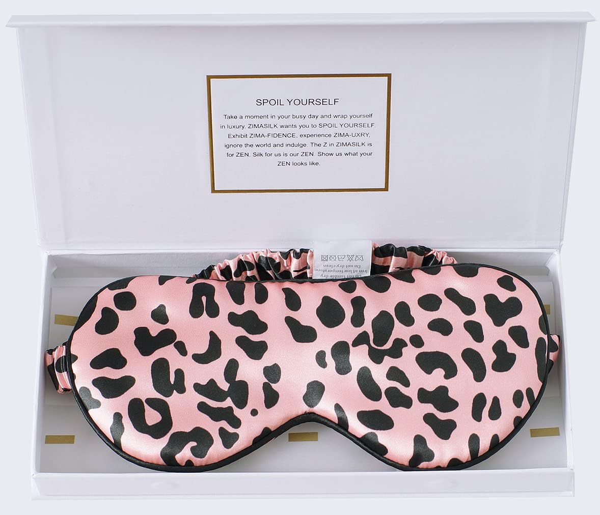 ZIMASILK Adjustable 100% 22 Momme Mulberry Silk Sleep Mask for Sleeping, Filled with Premium
