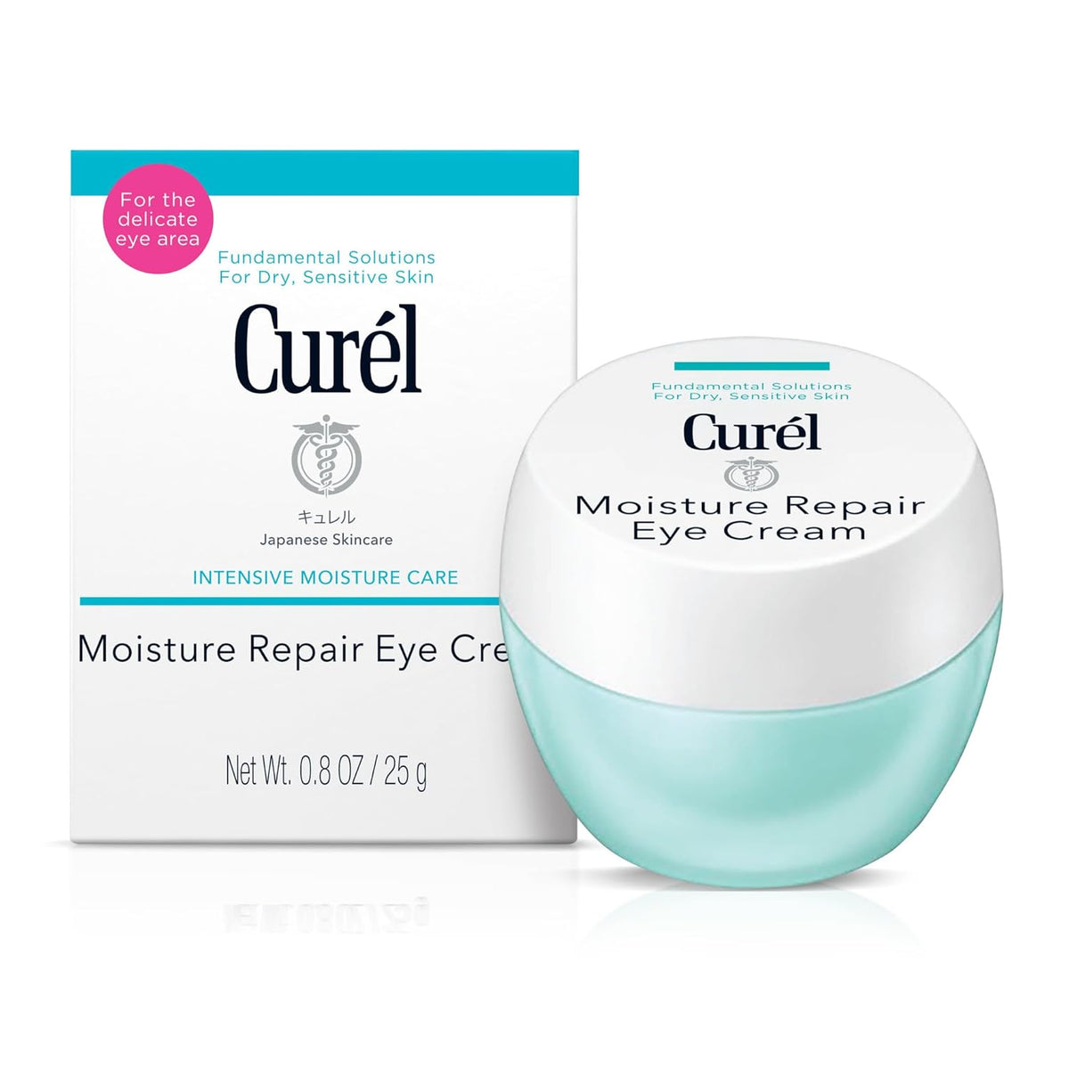 Curel Japanese Skin Care Moisturizer Repair Eye Cream, Under Eye Cream for Dry, Sensitive Skin
