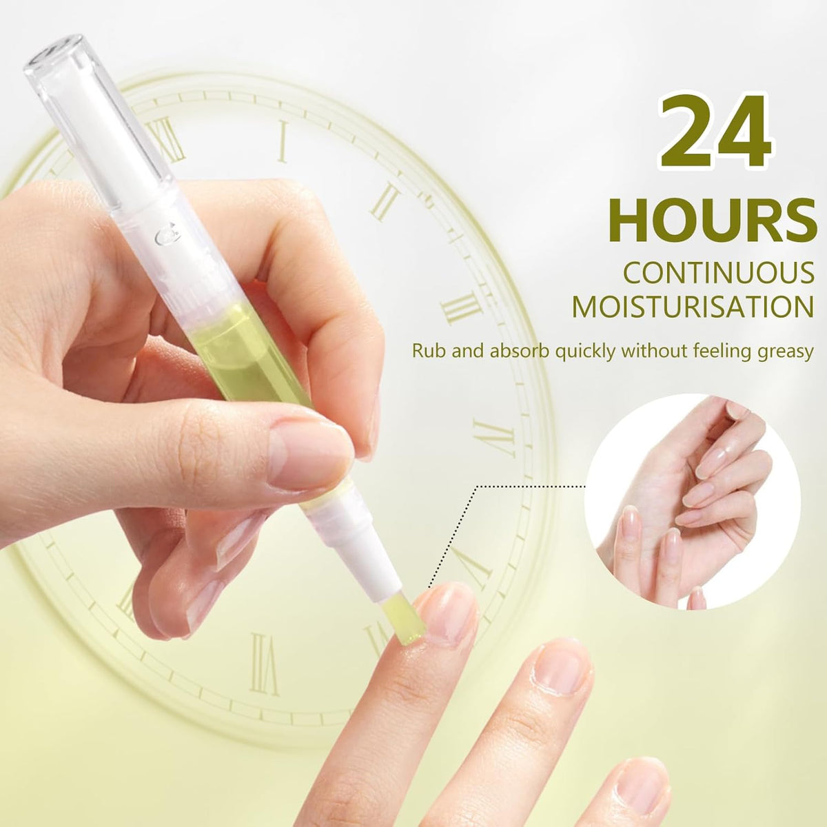 Nailz Nail 𝐆𝐫𝐨𝐰𝐭𝐡 Pen,Radiant Nail Growth GIL,Radiant Nail Growth Oil Pen,Cuticle Oil for
